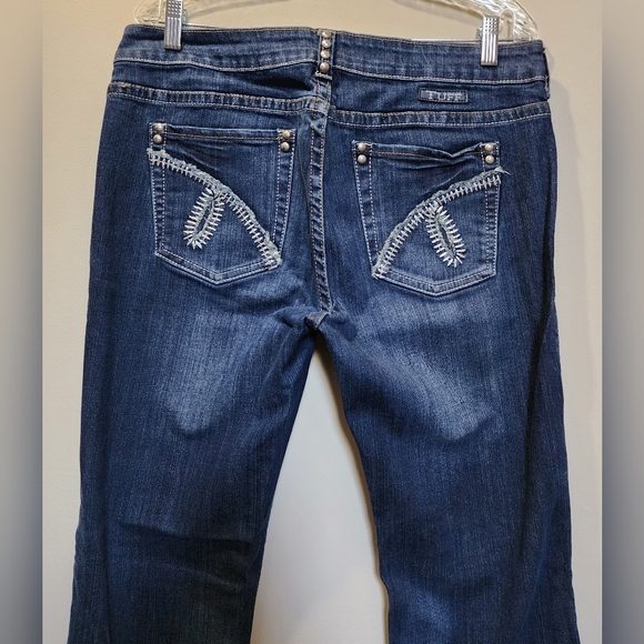 Cowgirl Tuff Co. Women's Western Riding Jeans - Chrome Gypsy 32/31 Bootcut - Picture 7 of 15